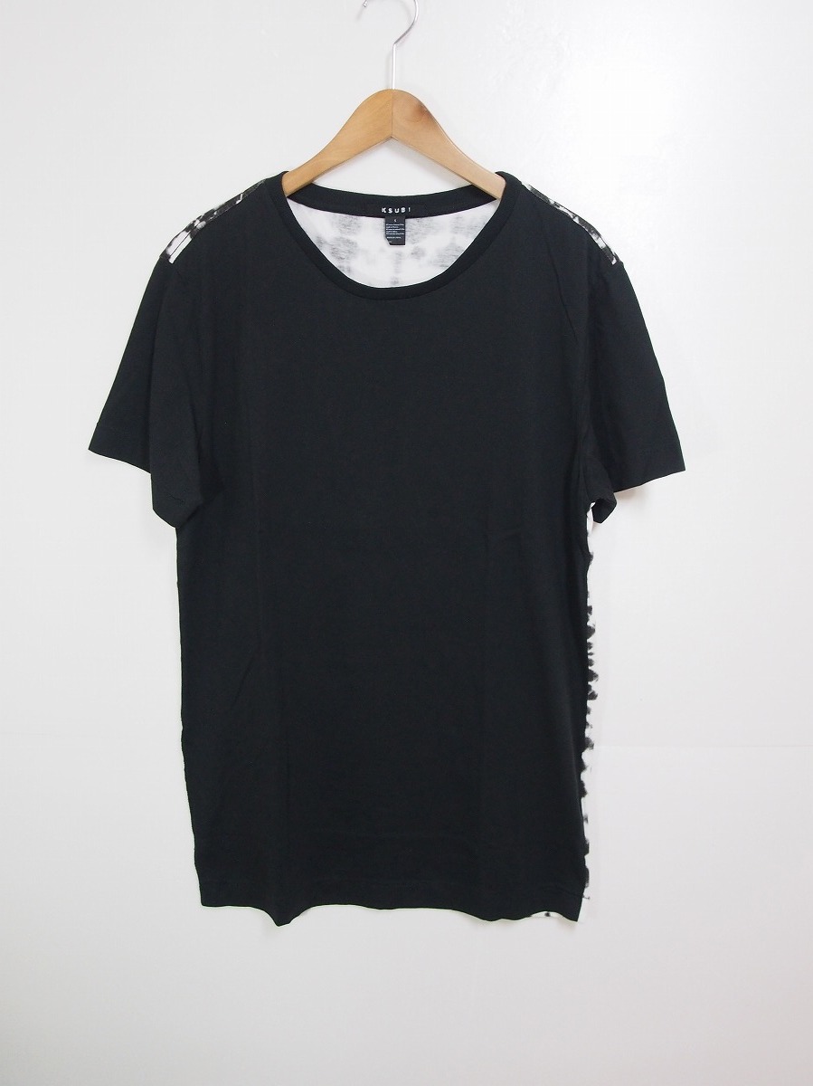 国内正規品 KSUBI スビ バック プリント Tシャツ 半袖 カットソー 黒 ブラック サイズS 本物 118J_画像1