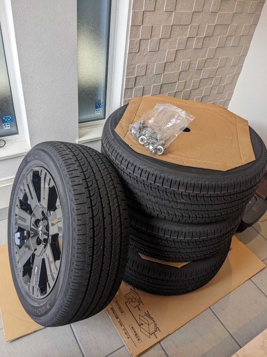新車外し】デリカD5 CHAMONIX 純正タイヤホイール4本セット 新車外し】デリカD5 CHAMONIX 純正タイヤホイール4本セット