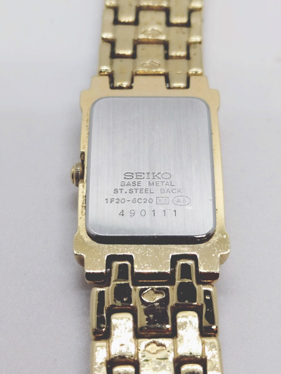 電池交換済】SEIKO セイコー レディース 腕時計 1F20-6C20 電池交換済】SEIKO セイコー レディース 腕時計 1F20-6C20