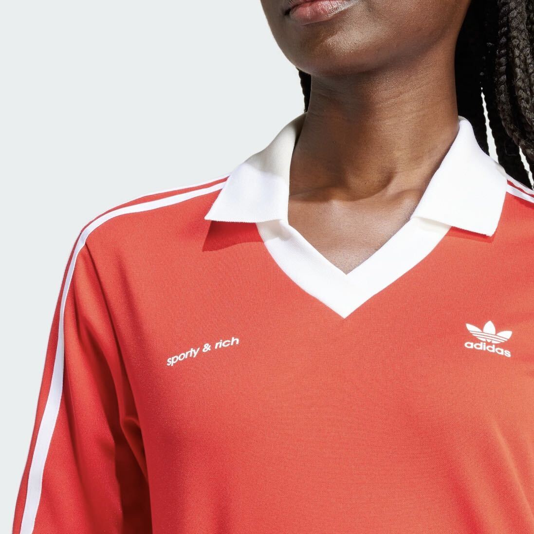 adidas sporty&rich サッカージャージ レッド M アディダス adidas sporty&rich サッカージャージ レッド M アディダス