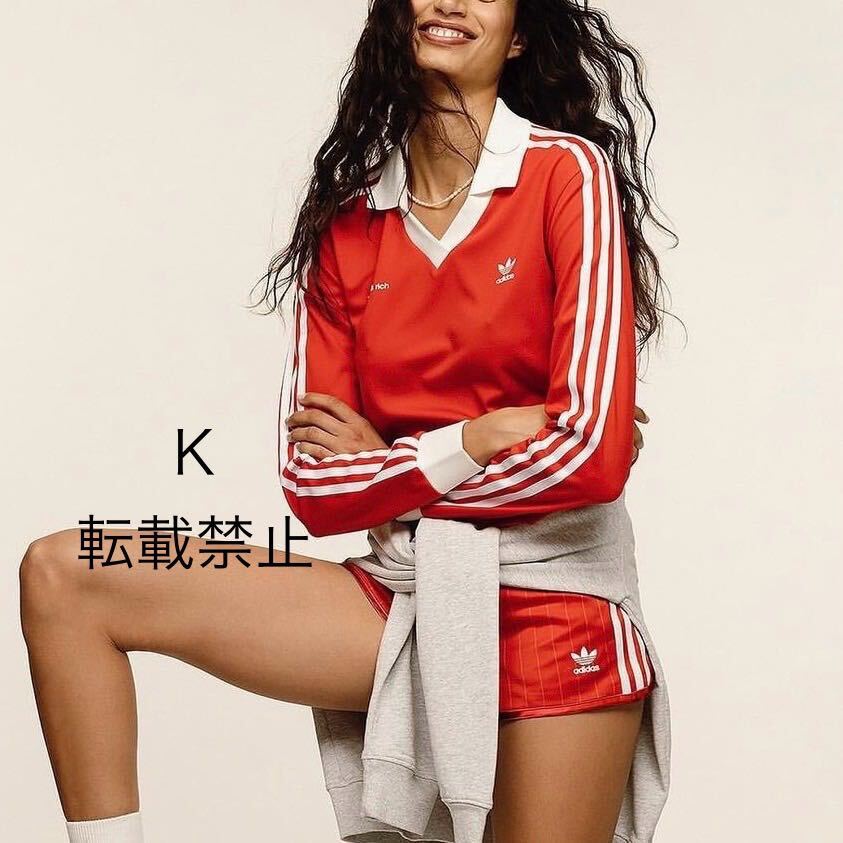 adidas sporty&rich サッカージャージ レッド M アディダス adidas sporty&rich サッカージャージ レッド M アディダス