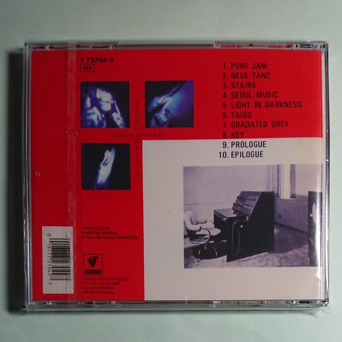 YMO TECHNODELIC テクノデリック RESTLESS盤(輸入盤)CD 高橋幸宏 YMO TECHNODELIC テクノデリック RESTLESS盤(輸入盤)CD 高橋幸宏
