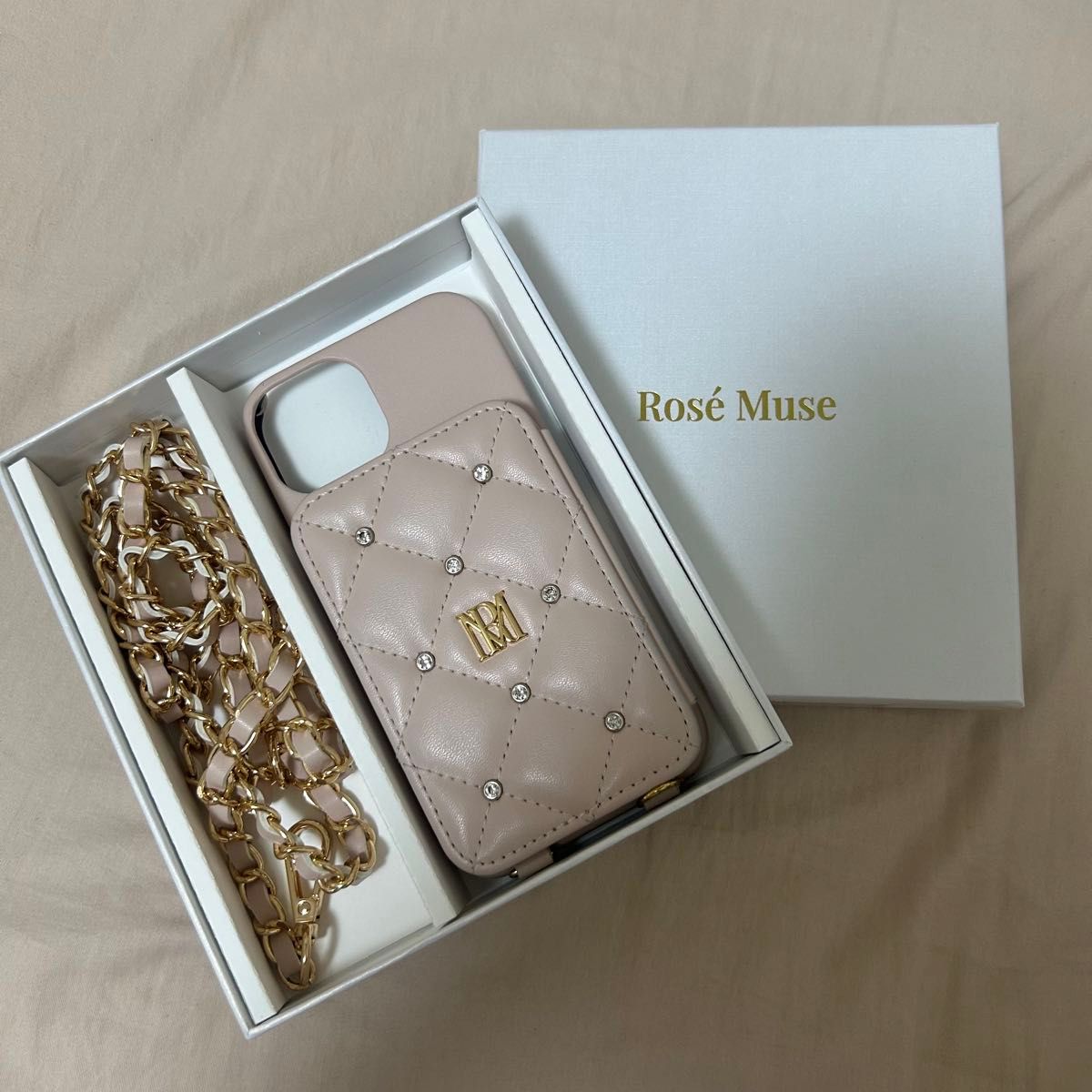 Rose muse ロゼミューズ iPhoneケース ピンク iPhone14 Rose muse ロゼミューズ iPhoneケース ピンク iPhone14
