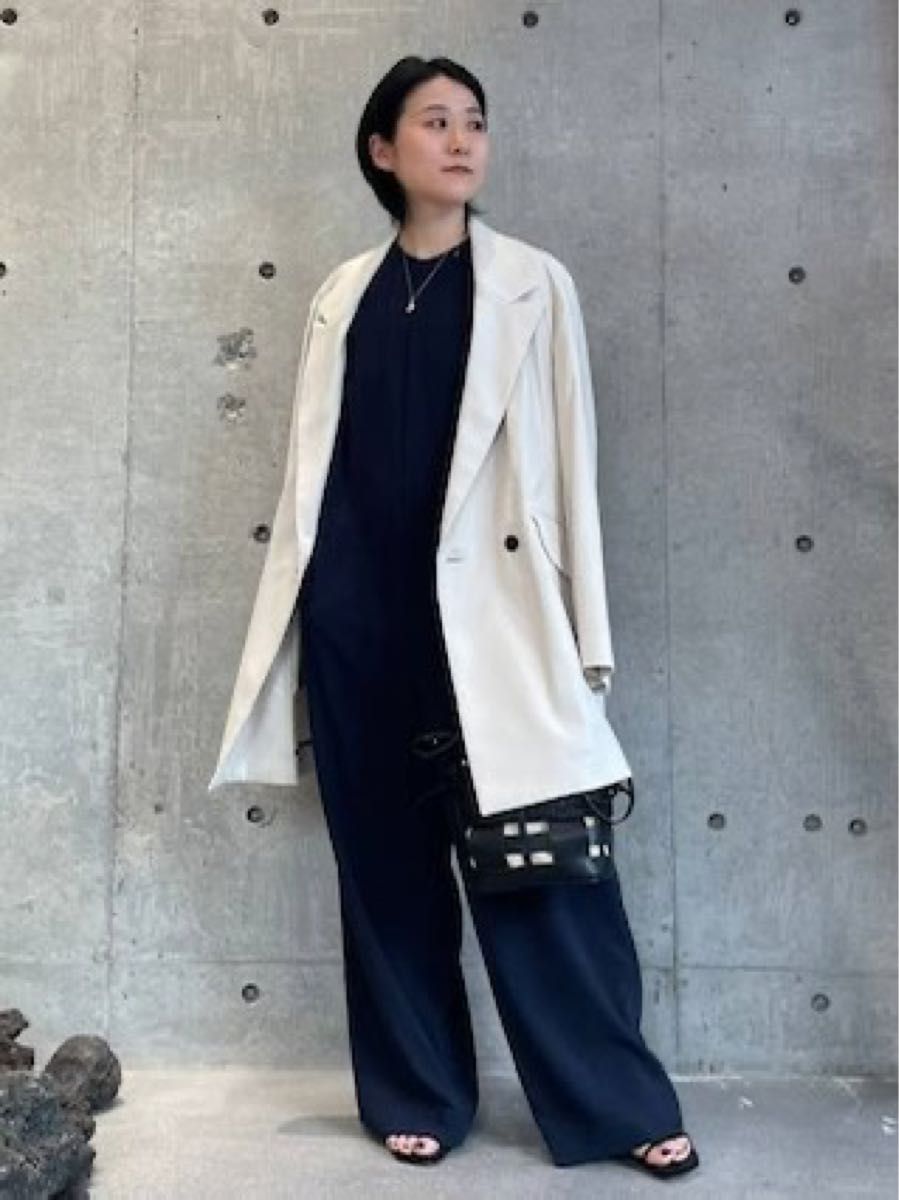 Chaos エクサバックサテンオールインワン ネイビー サロペット Chaos エクサバックサテンオールインワン ネイビー サロペット