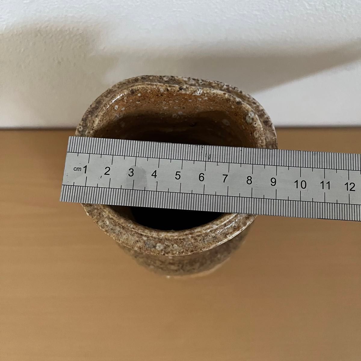 信楽焼 宗陶苑 耳付花入 花瓶 花器 花入 花生 陶磁器 刻印あり 信楽焼 宗陶苑 耳付花入 花瓶 花器 花入 花生 陶磁器 刻印あり