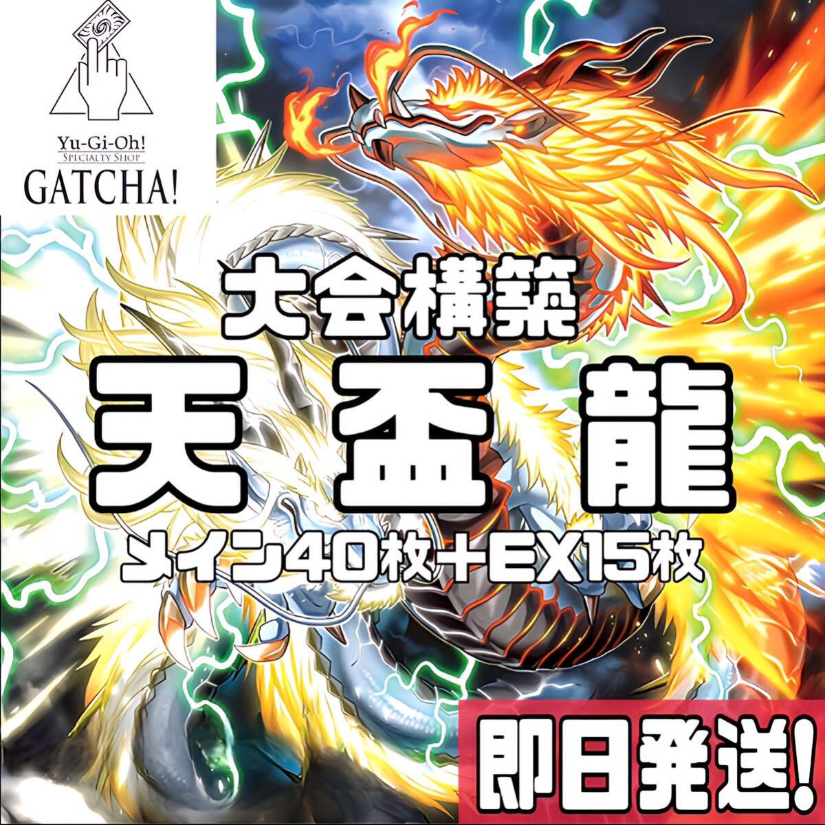 即日発送!大会用 天盃龍 デッキ 遊戯王 賜炎の咎姫 月華竜 即日発送!大会用 天盃龍 デッキ 遊戯王 賜炎の咎姫 月華竜