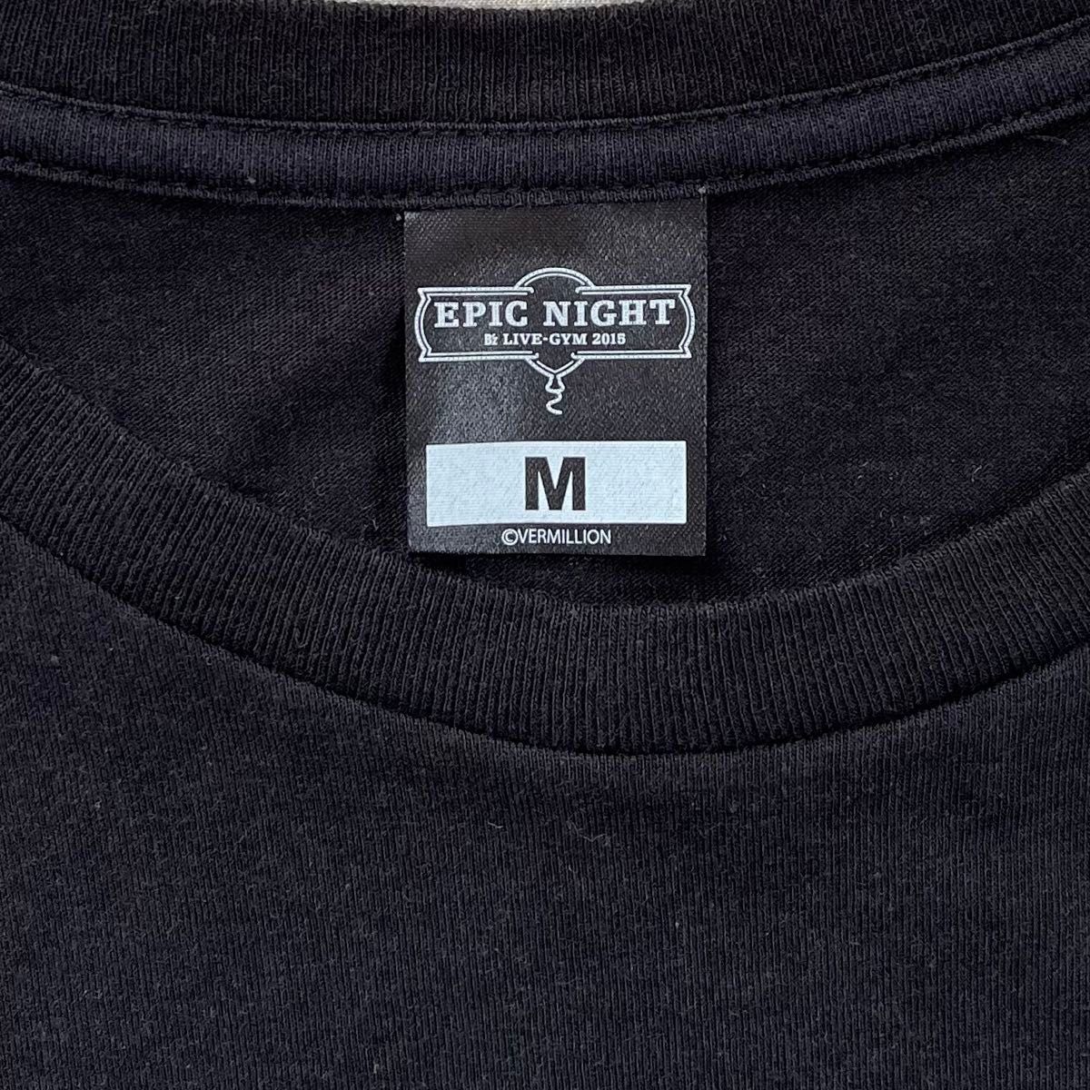 B'z LIVE-GYM 2015 -EPIC NIGHT-【ツアーTシャツ】Mサイズ B'z LIVE-GYM 2015 -EPIC NIGHT-【ツアーTシャツ】Mサイズ