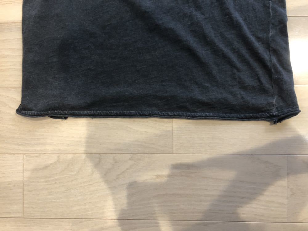 Nirvana ロックT H&M サイズ US S チャコール ダメージ加工 半袖Tシャツ_画像6