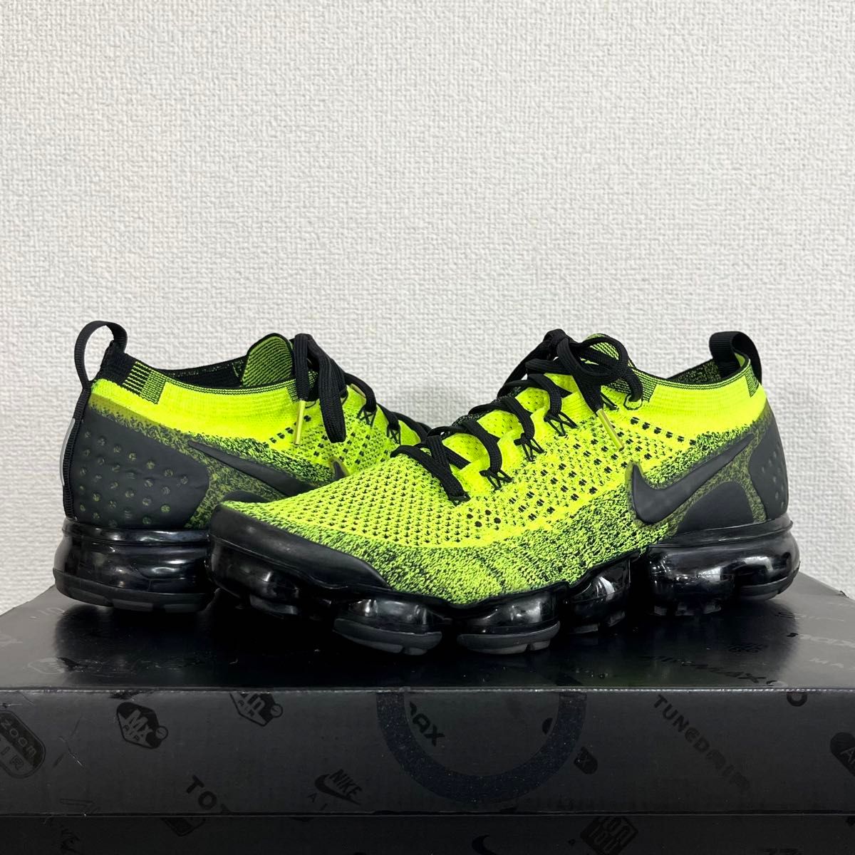 Nike air vapormax flyknit 3 white black volt sale
