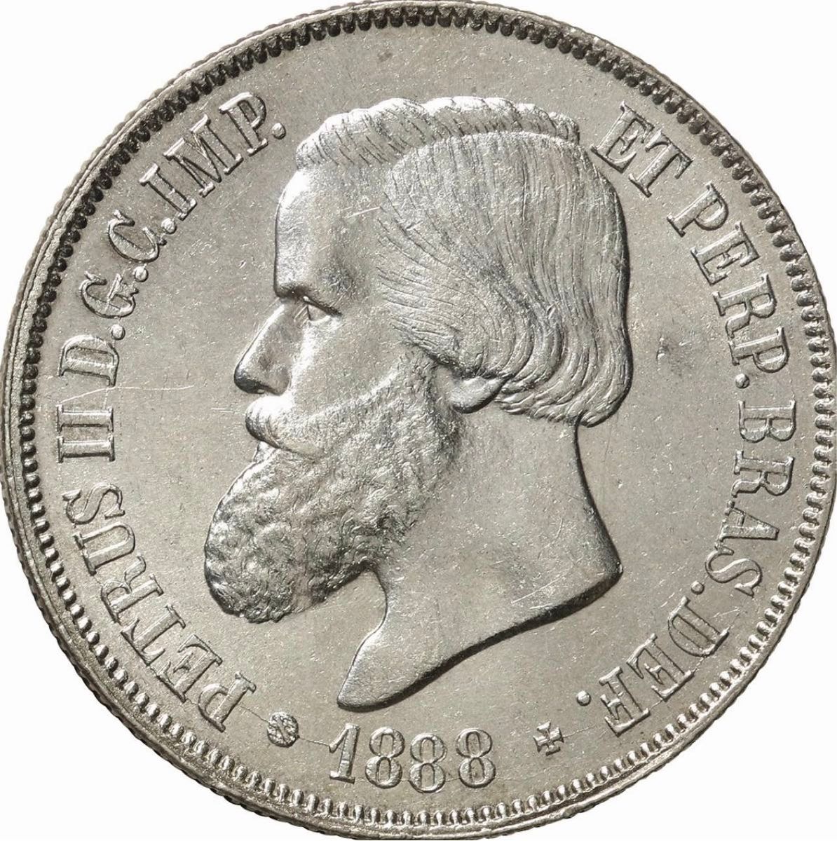 極美品』ブラジルペドロ2世2000レイス銀貨(1888年)|Yahoo 極美品』ブラジルペドロ2世2000レイス銀貨(1888年)|Yahoo