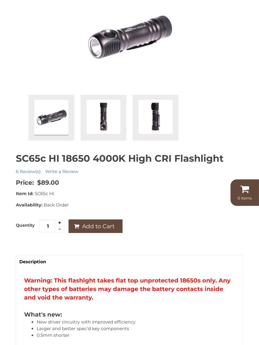ZEBRALIGHT SC65c HI 4000K High CRI 719A ②|Yahoo!フリマ(旧 ZEBRALIGHT SC65c HI 4000K High CRI 719A ②|Yahoo!フリマ(旧