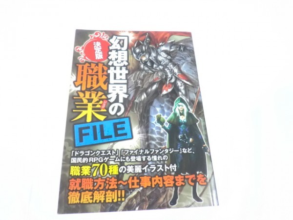 幻想世界の職業(ジョブ)FILE 決定版 聖騎士竜使いなど魅惑のジョブ70連発＋α!! ドラゴンクエスト ファイナルファンタジー 9784054041219_画像1