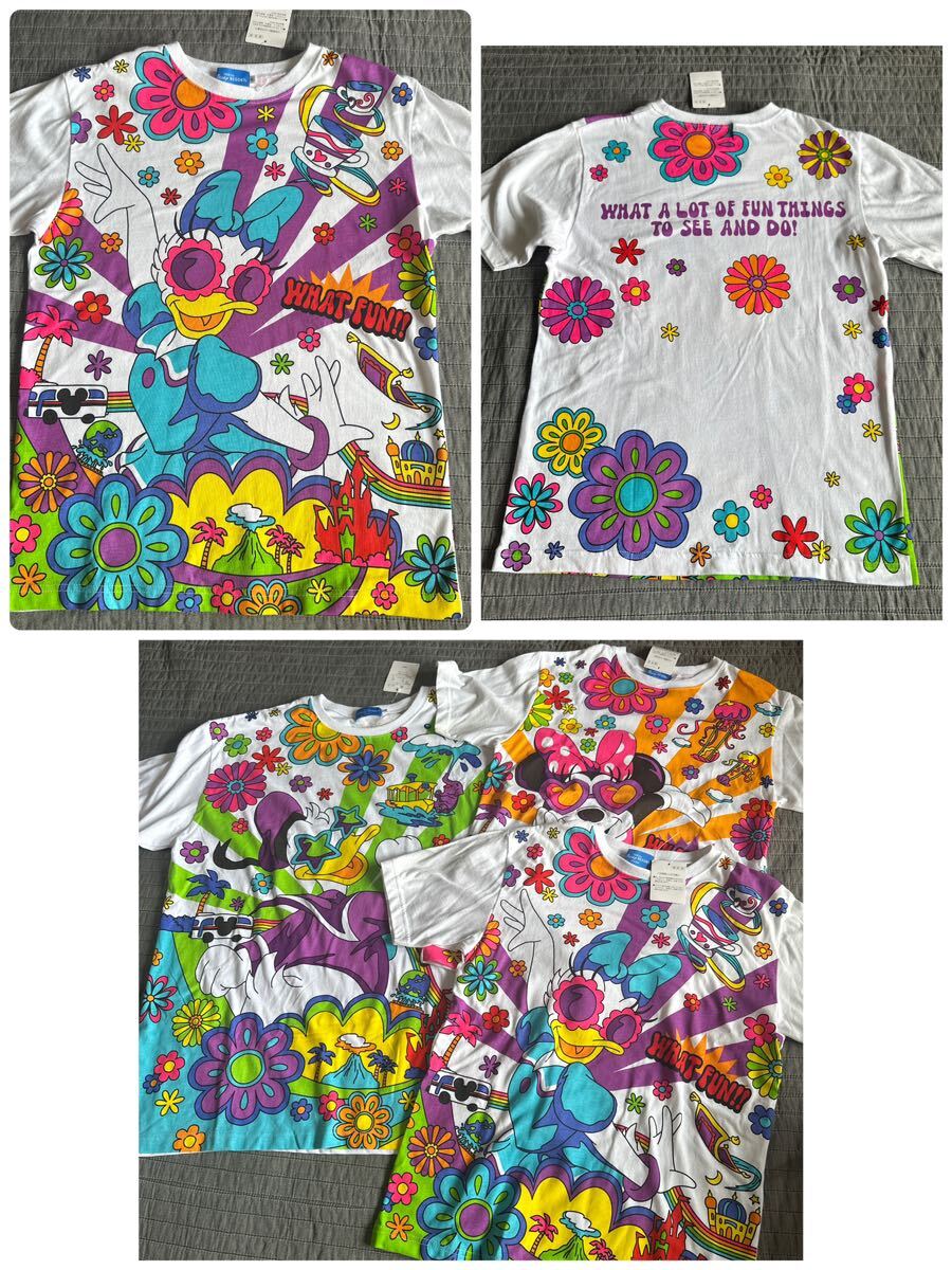 海外限定 デイジー 85周年 ディズニー Tシャツ トップス 新品ディズニーランド購入 WHAT FUN 半袖Tシャツ 【デイジーS