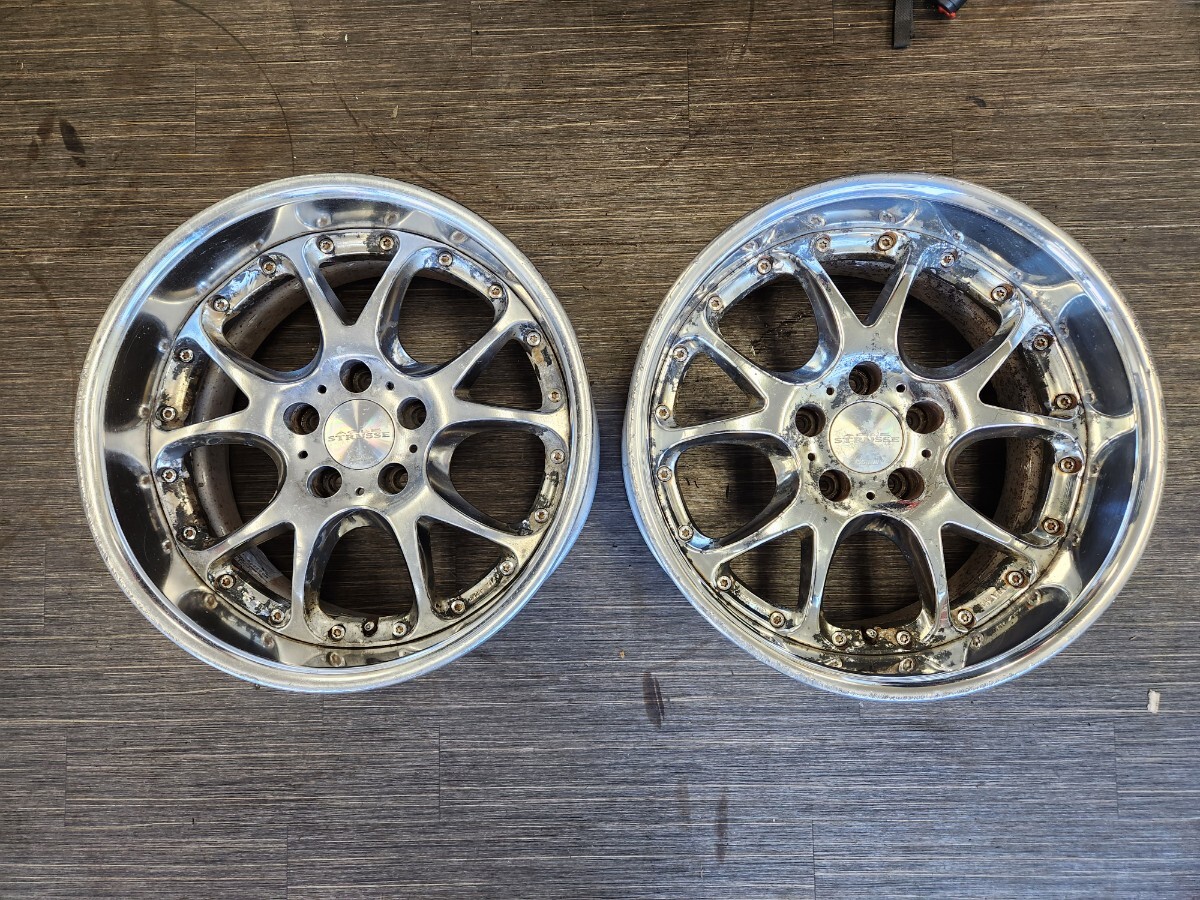 17インチ SSR ストラッセ Yahoo!オークション - SSR AGLE STRUSSE エイグル ストラッセ 17