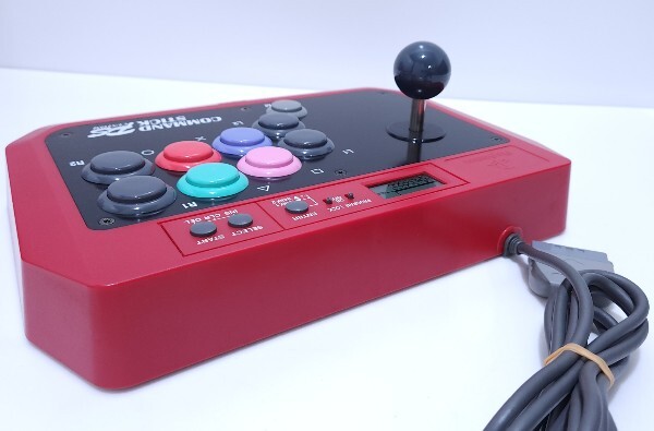  beautiful goods / operation goods Command Stick PS custom SLPH 00071 HORI PlayStation exclusive use joystick PlayStation box attaching rare goods retro game (G-15)