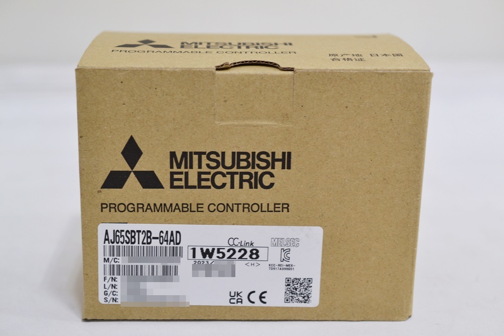 未使用 三菱電機 シーケンサ AJ65SBT2B-64AD (2023年製) 未使用 三菱電機 シーケンサ AJ65SBT2B-64AD (2023年製)