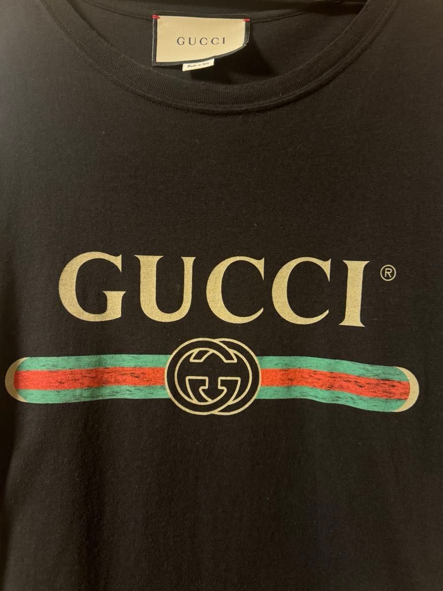 GUCCI グッチ GUCCI ロゴ ウォッシュドオーバーサイズ Tシャツ GUCCI グッチ GUCCI ロゴ ウォッシュドオーバーサイズ Tシャツ