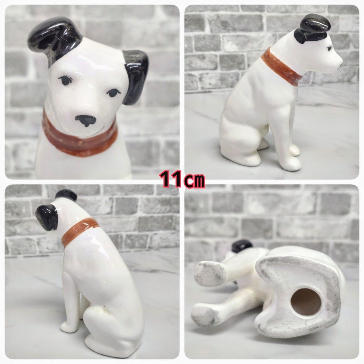 Victor】ビクター犬/ニッパー君『5頭』 昭和レトロ Victor】ビクター犬/ニッパー君『5頭』 昭和レトロ