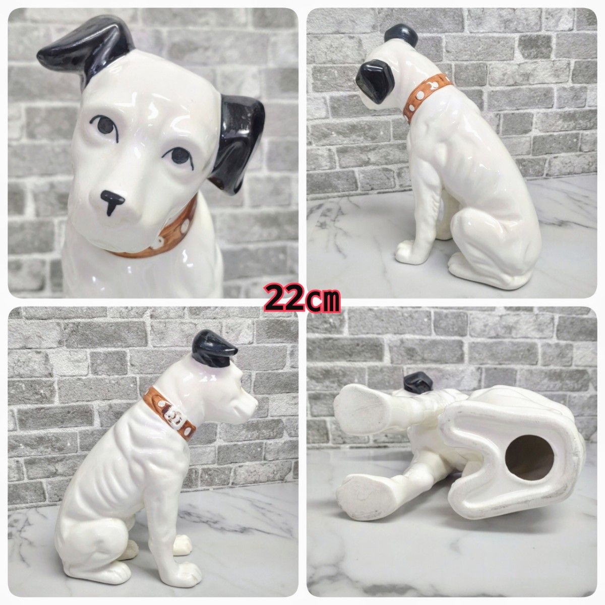 Victor】ビクター犬/ニッパー君『5頭』 昭和レトロ Victor】ビクター犬/ニッパー君『5頭』 昭和レトロ