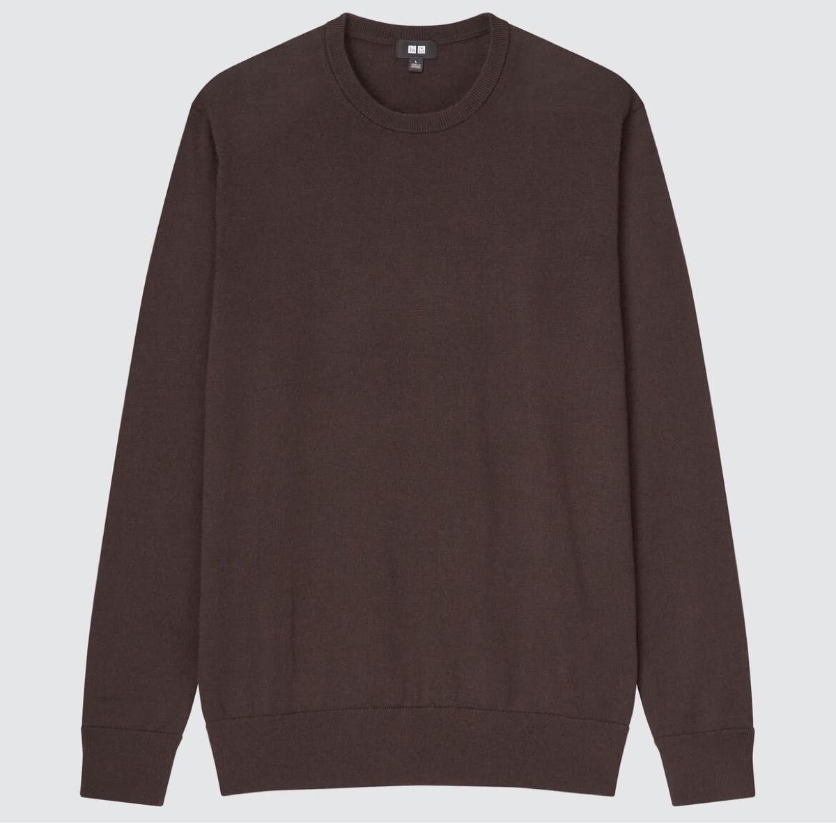 美品】UNIQLO エクストラファインメリノクルーネックセーター 美品】UNIQLO エクストラファインメリノクルーネックセーター
