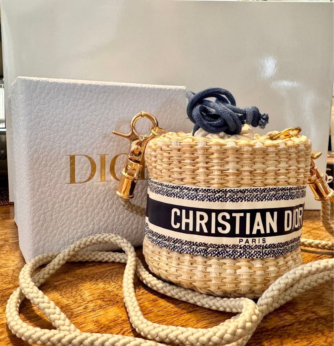 Dior ストローポーチ ミニショルダーバッグ カゴバッグ Dior ストローポーチ ミニショルダーバッグ カゴバッグ