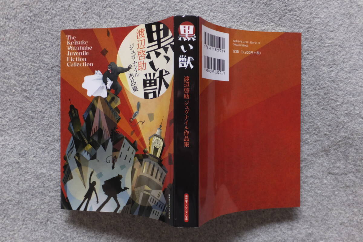 渡辺啓助『黒い獣/渡辺啓助ジュヴナイル作品集』(盛林堂ミステリアス文庫) 初版カバー 表紙デザイン/YOUCHAN 発行者/小野純一 書肆盛林堂