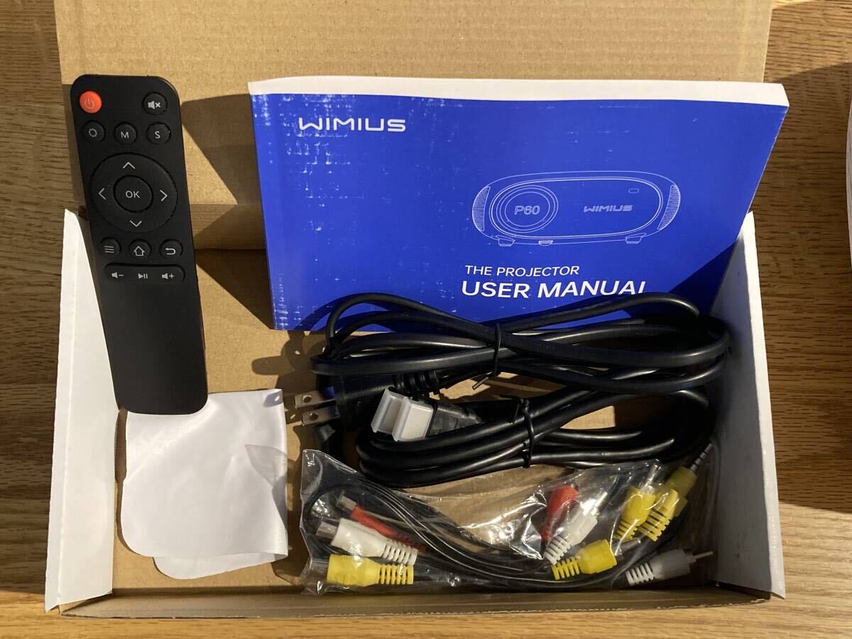 WiMiUS P60プロジェクター 高輝度 15000lm 小型 4K対応 5G&2 WiMiUS P60プロジェクター 高輝度 15000lm 小型 4K対応 5G&2