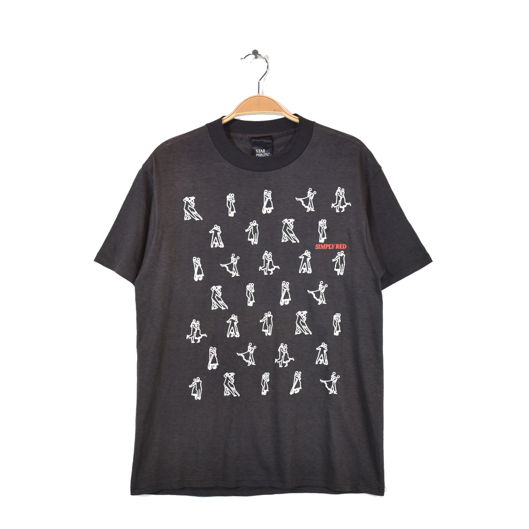 80s シンプリーレッド MEN AND WOMAN ヴィンテージTシャツ 80s シンプリーレッド MEN AND WOMAN ヴィンテージTシャツ
