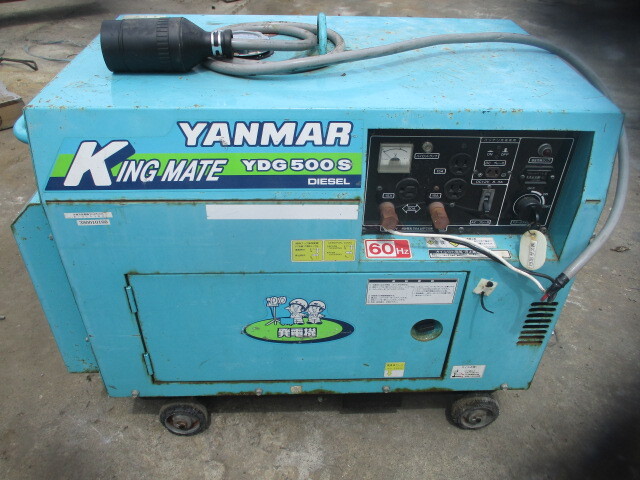 ヤンマー ヤンマーディーゼル 発電機 YDG500S-6E 60Hz 稼働時間 ヤンマー ヤンマーディーゼル 発電機 YDG500S-6E 60Hz 稼働時間