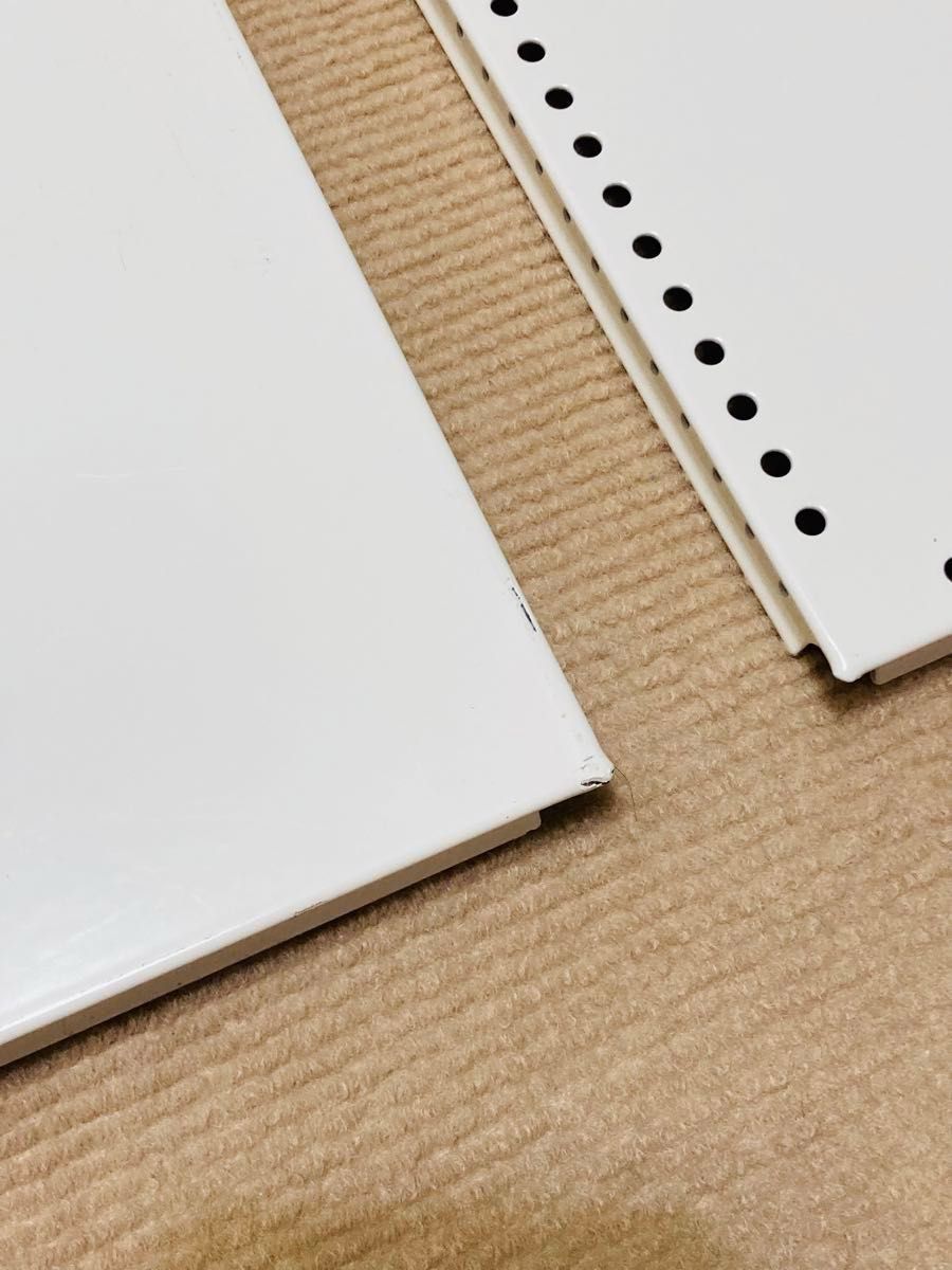 usmハラー パネル ホワイト 2枚 350×350 USM ハラー Haller メタルパネル ピュアホワイト 350×350 エンド