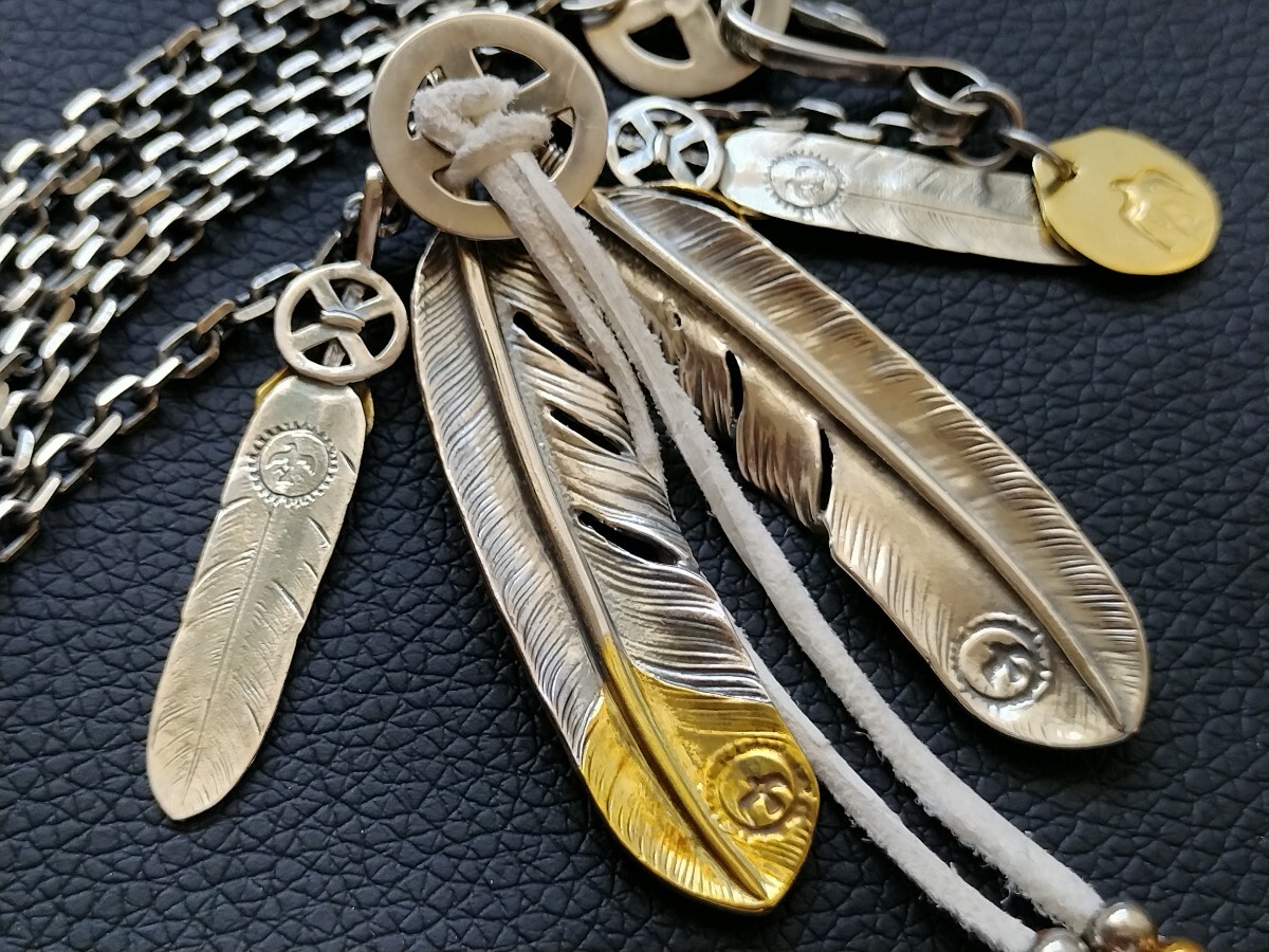 美品 ゴローズ【上金特大&先金特大 フェザー4枚 キムタク組み 美品 ゴローズ【上金特大&先金特大 フェザー4枚 キムタク組み
