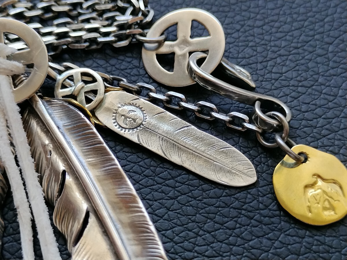 美品 ゴローズ【上金特大&先金特大 フェザー4枚 キムタク組み 美品 ゴローズ【上金特大&先金特大 フェザー4枚 キムタク組み
