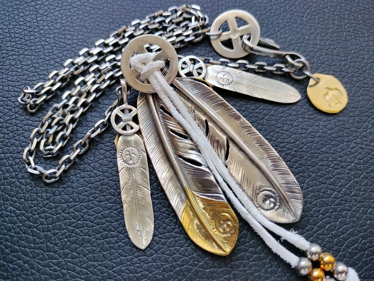 美品 ゴローズ【上金特大&先金特大 フェザー4枚 キムタク組み 美品 ゴローズ【上金特大&先金特大 フェザー4枚 キムタク組み