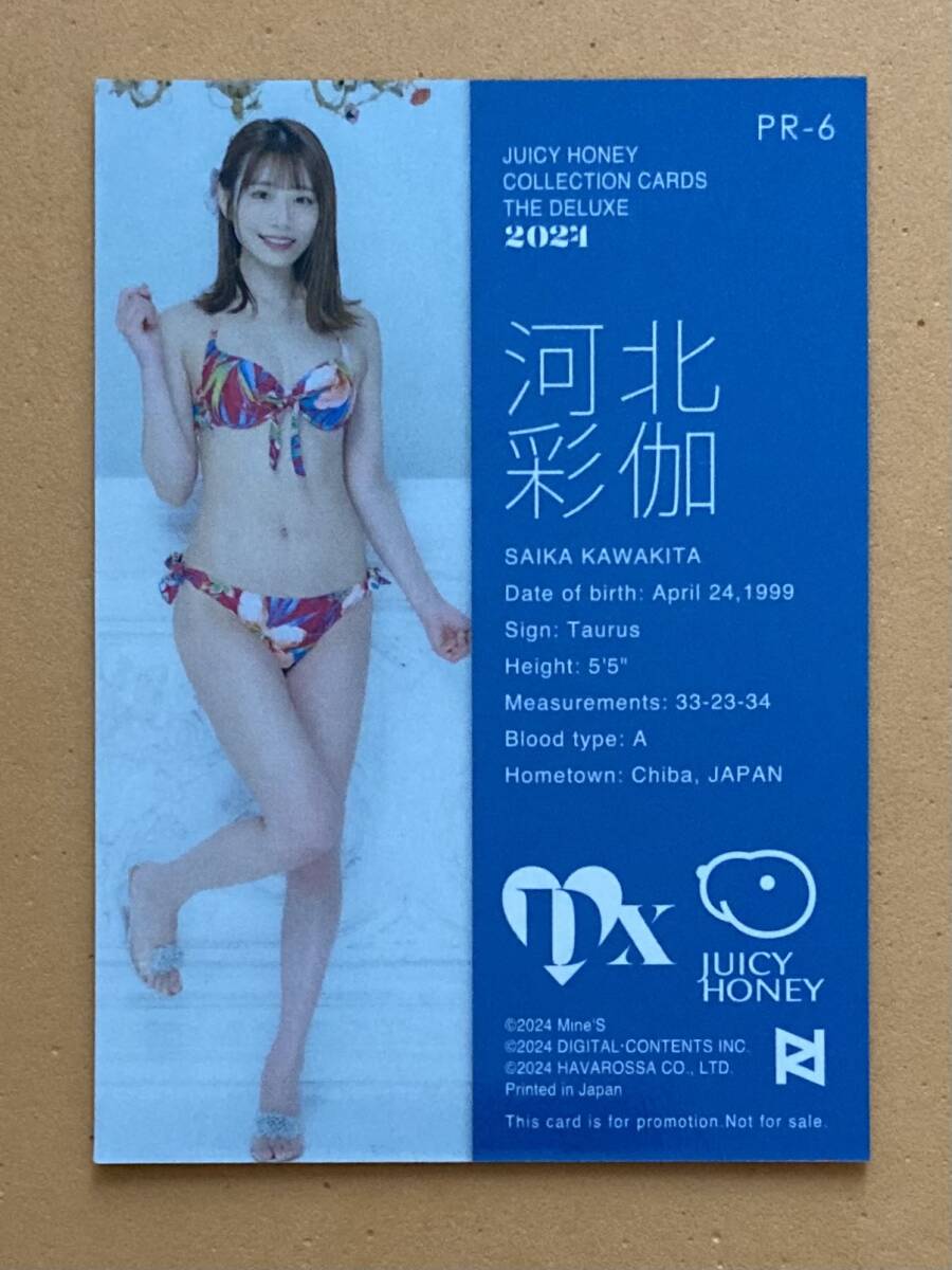PR-6 河北彩伽 ジューシーハニー DELUXE2024 プロモーションカード Bibian 比比昂- PR-6 河北彩伽(河北彩花) ジューシーハニーTHE