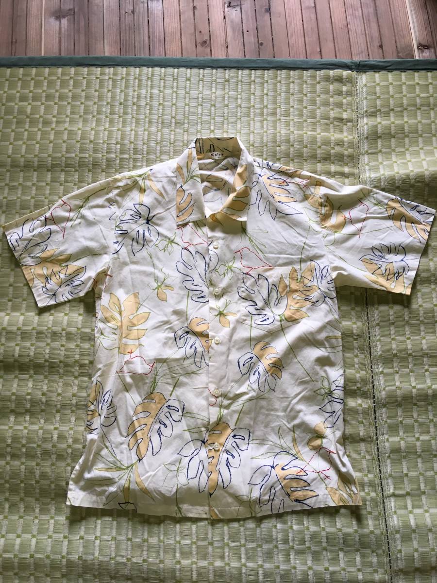 アロハシャツ　かりゆしウェア　琉球の里_画像1