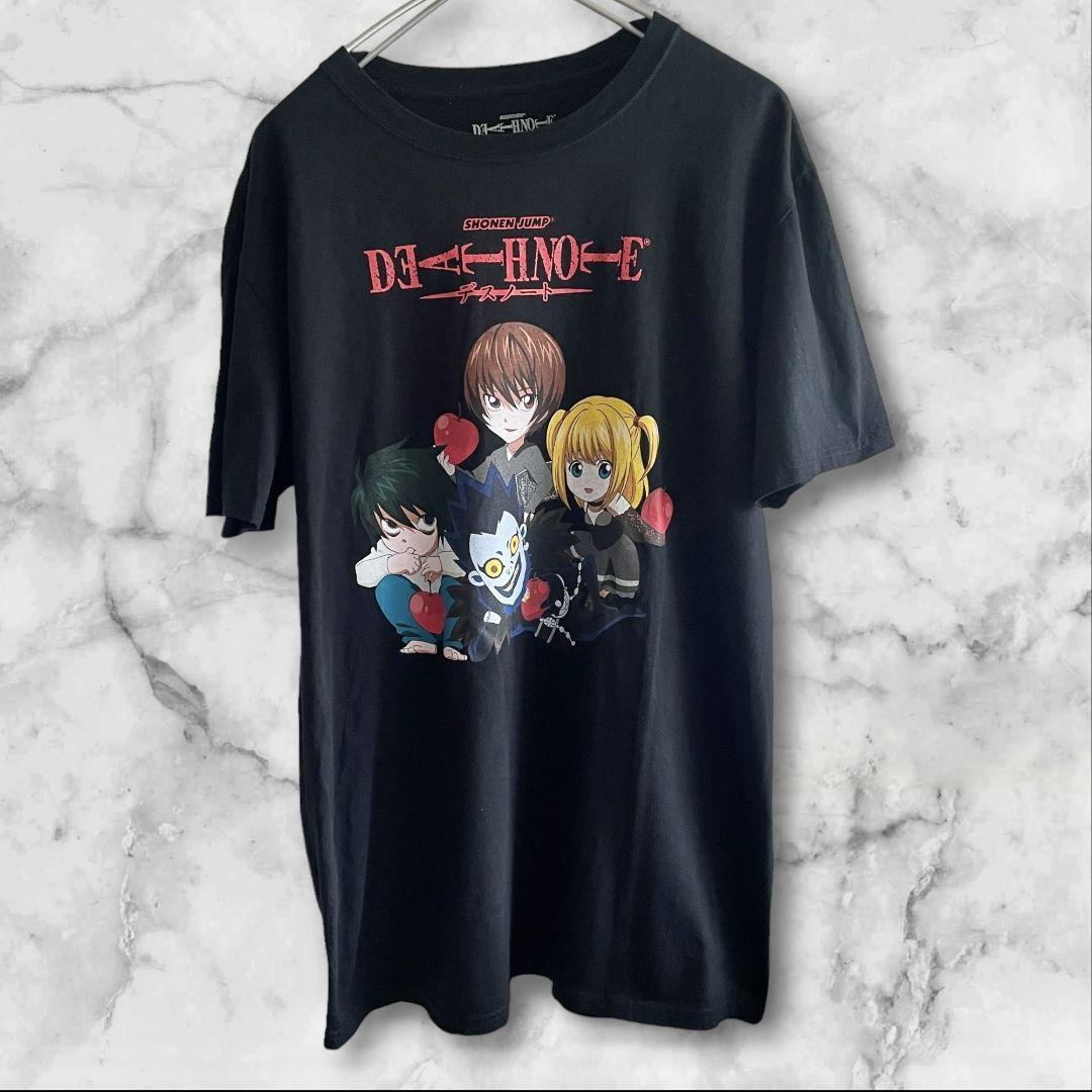 日本未発売】希少美品 US公式 デスノートTシャツ キャラクターT 日本未発売】希少美品 US公式 デスノートTシャツ キャラクターT