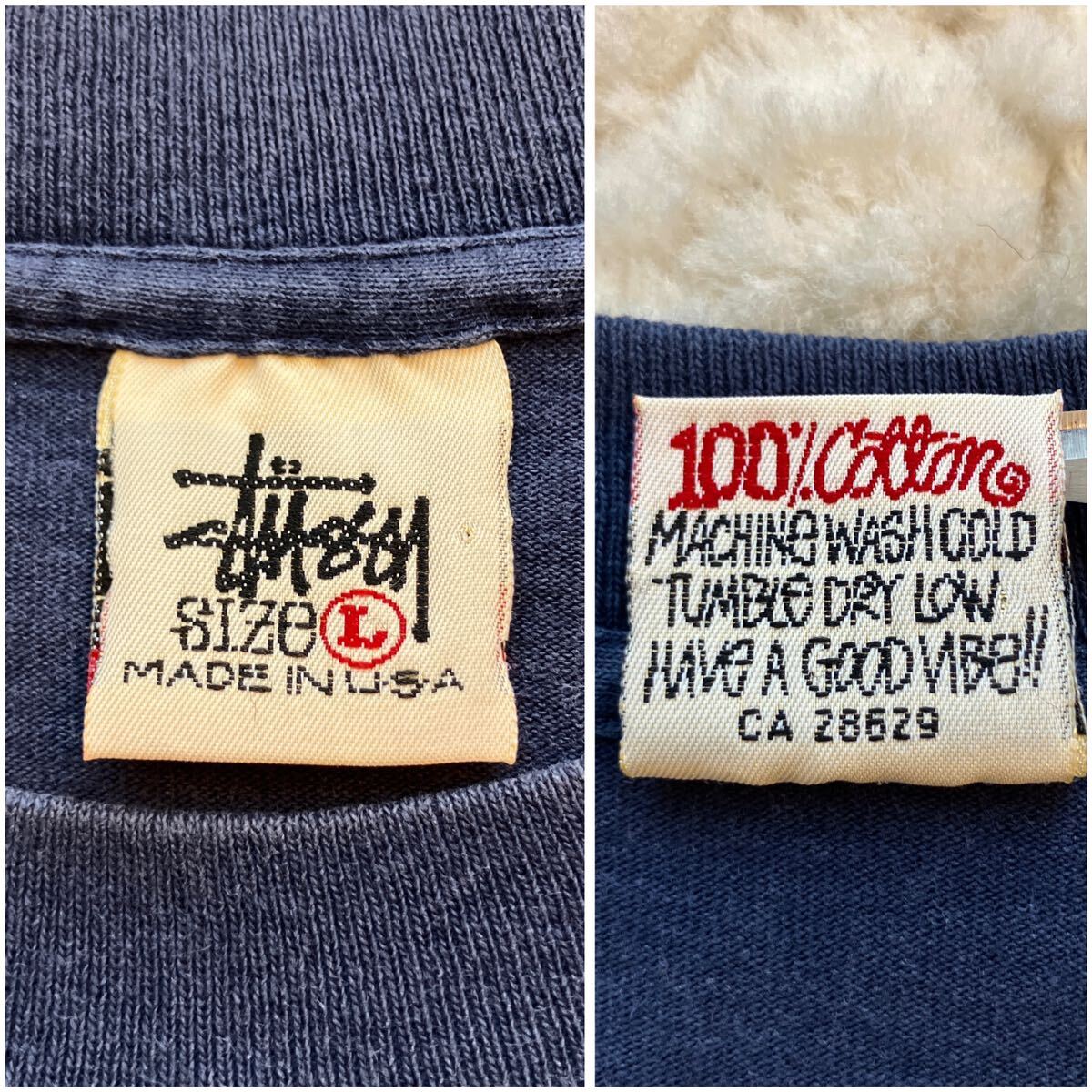 80-90s USA製 白タグ OLD STUSSY ボックスロゴTシャツ L 80-90s USA製 白タグ OLD STUSSY ボックスロゴTシャツ L