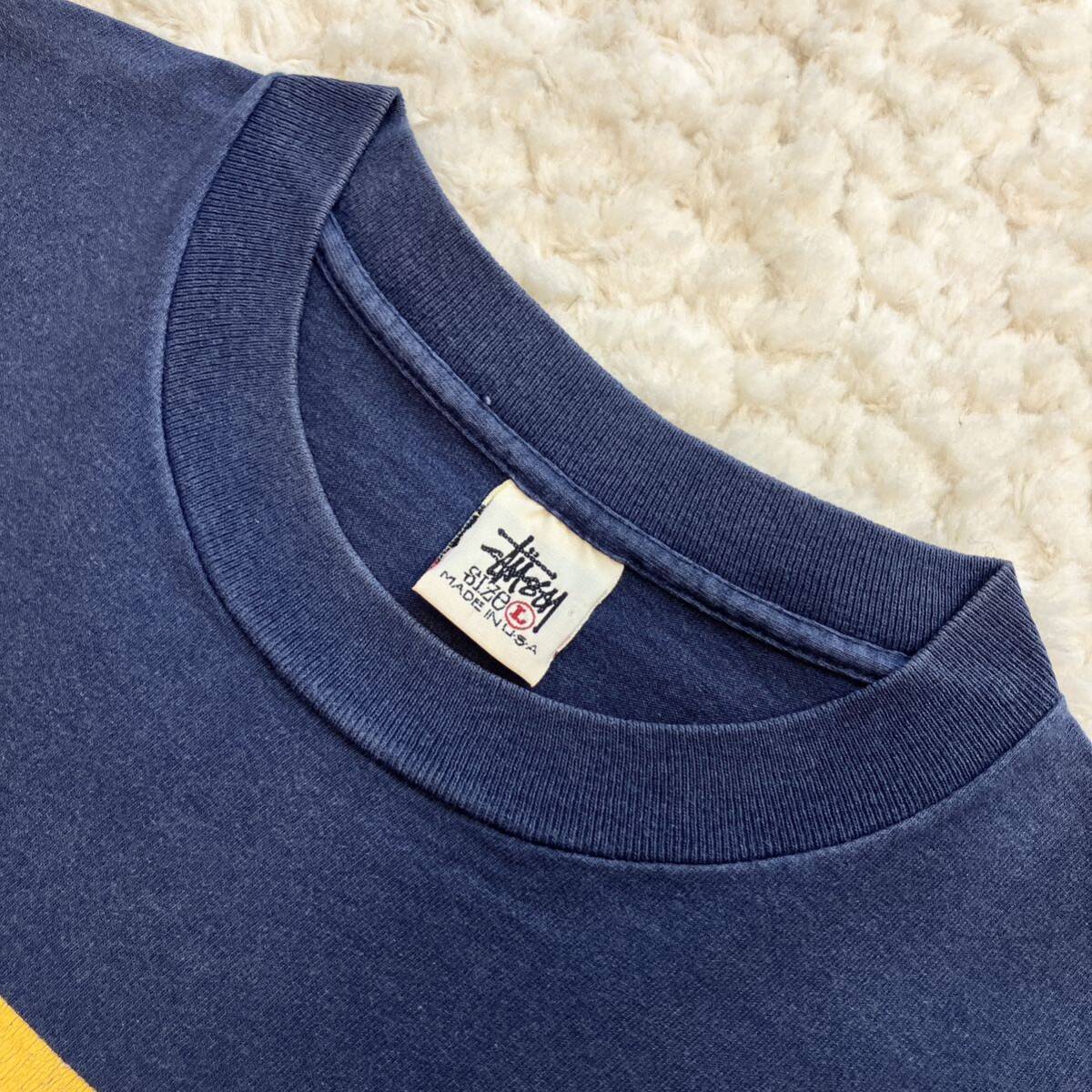 80-90s USA製 白タグ OLD STUSSY ボックスロゴTシャツ L 80-90s USA製 白タグ OLD STUSSY ボックスロゴTシャツ L