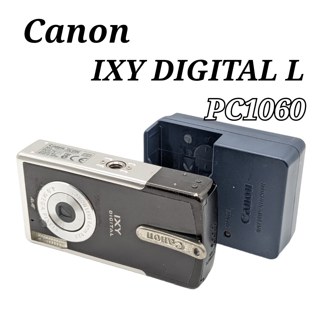 Canon IXY Digital コンパクトデジタルカメラ PC1060 CANON キャノン IXY DIGITAL PC1060 ブラック 付属品あり Canon