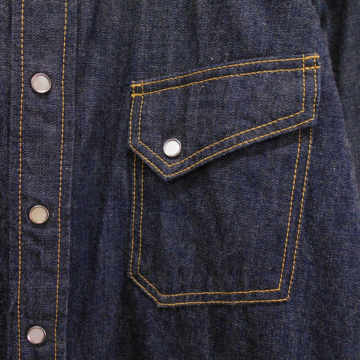 THE FLAT HEAD フラットヘッド 7001 デニム ウエスタンシャツ THE FLAT HEAD フラットヘッド 7001 デニム ウエスタンシャツ