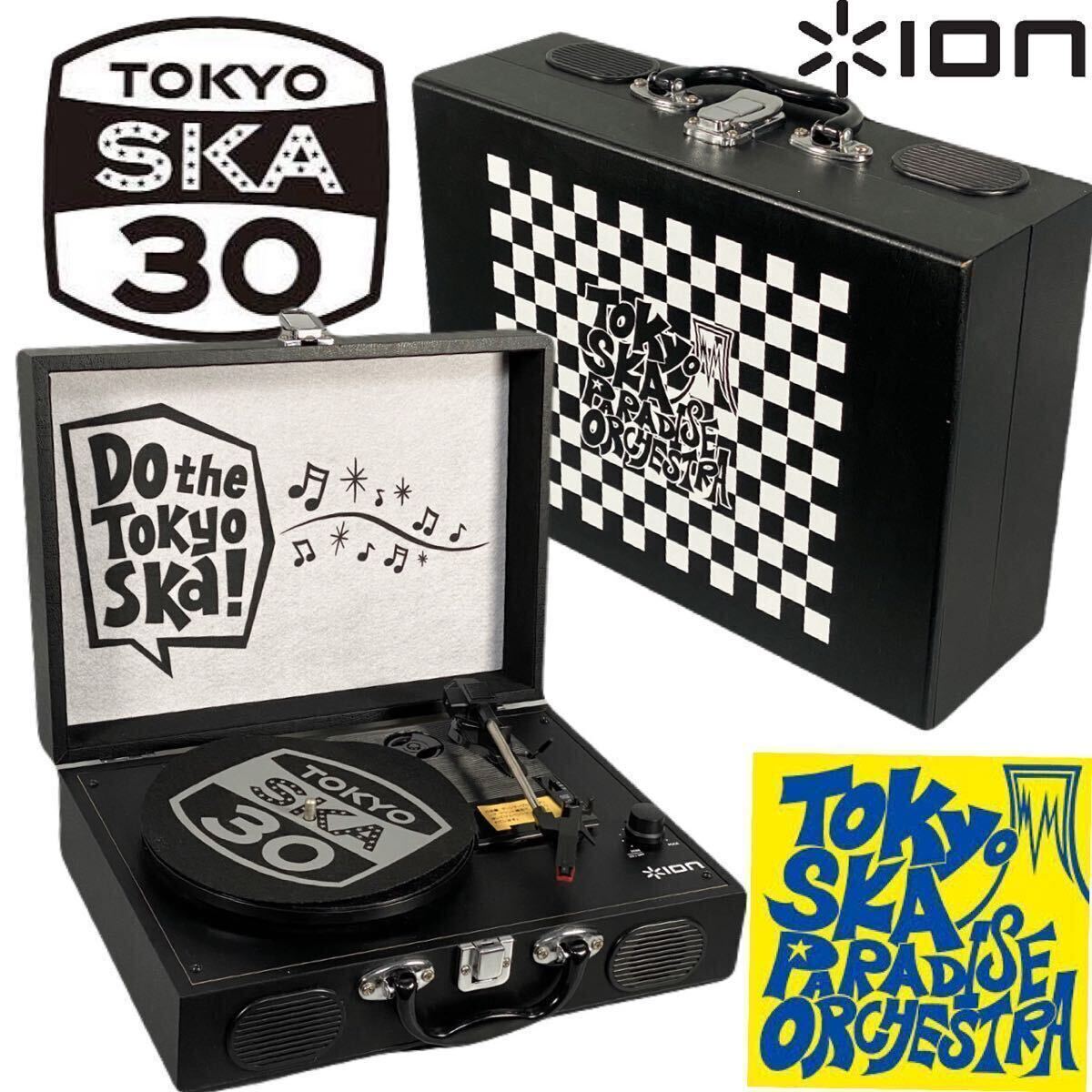 30周年コラボ】ION×スカパラ ポータブル レコードプレーヤー 30周年コラボ】ION×スカパラ ポータブル レコードプレーヤー