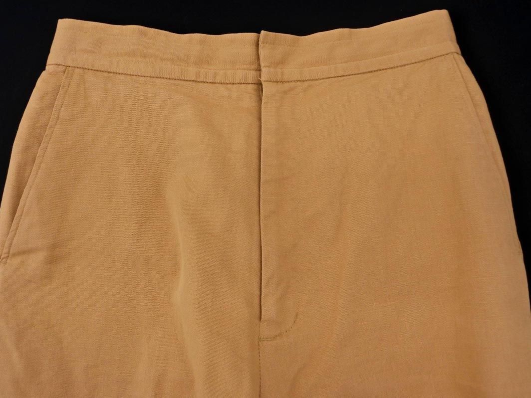  cat pohs OK nano universe Nano Universe linen. strut pants size36/ beige #* * egc2 lady's 