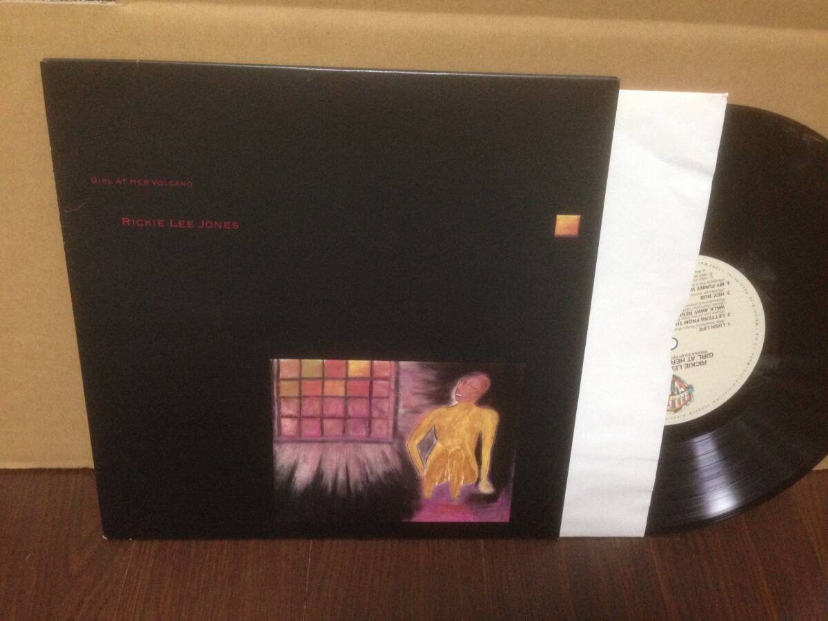 LP 10inch RICKIE LEE JONES / GIRL AT HER VOLCANO Ricky * Lee * Jones труба 4G1