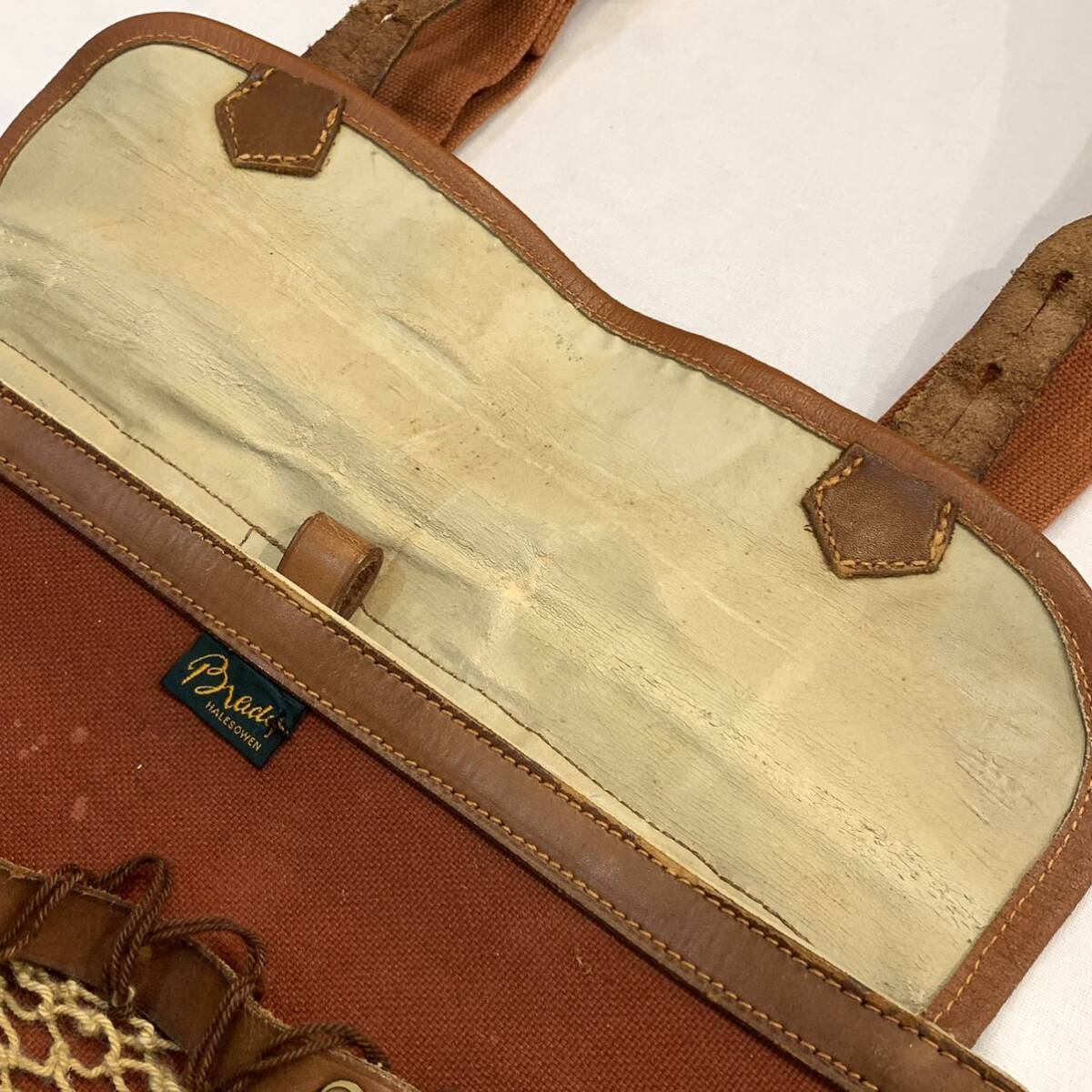 希少 50's vintage Brady fishing shoulder bag 50年代 希少 50's vintage Brady fishing shoulder bag 50年代