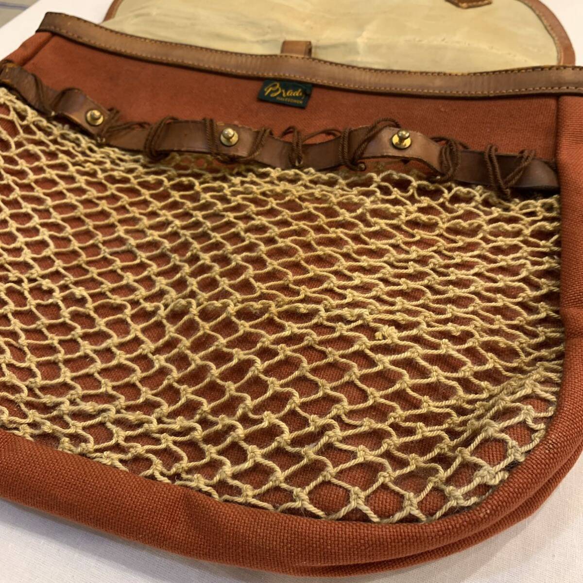 希少 50's vintage Brady fishing shoulder bag 50年代 希少 50's vintage Brady fishing shoulder bag 50年代