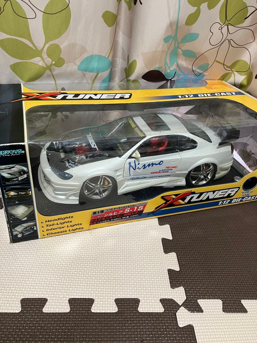 Nissan Silvia S-15 ダイキャストミニカー 1:12 童友社 1/12 日産 シルビア S-15ダイキャストカー|Yahoo!フリマ