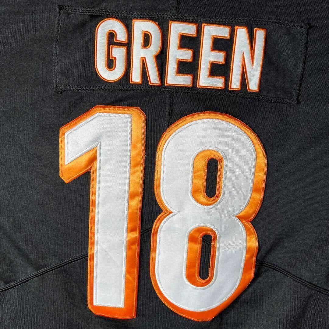 ナイキ ゲームシャツ NFL Bengals GREEN 18 レプリカ XL NIKE ナイキ ゲームシャツ NFL Bengals GREEN 18 レプリカ XL NIKE