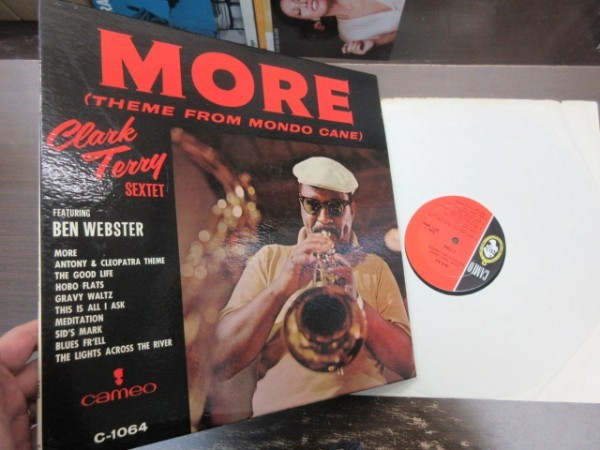 三L1■LP★クラーク・テリー（Clark Terry Sextet）CAMEO US MAT C1064A-2/B-2//額縁光沢「More」_画像1