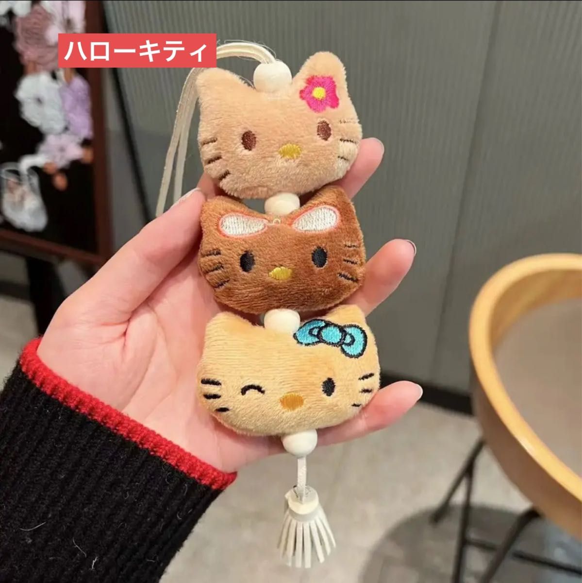 ハローキティ 日焼けキティちゃん ストラップキーホルダー ハローキティ 日焼けキティちゃん ストラップキーホルダー