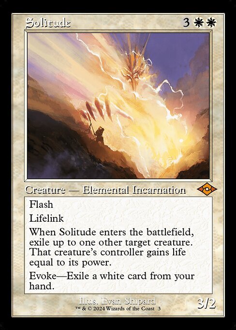 MTG ■白/英語版■(003)《孤独/Solitude》▲旧枠▲ H2R 白R